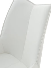 9087 Table White With 1218 Swivel White Chair Set - DMV FurnitureDining Room Set