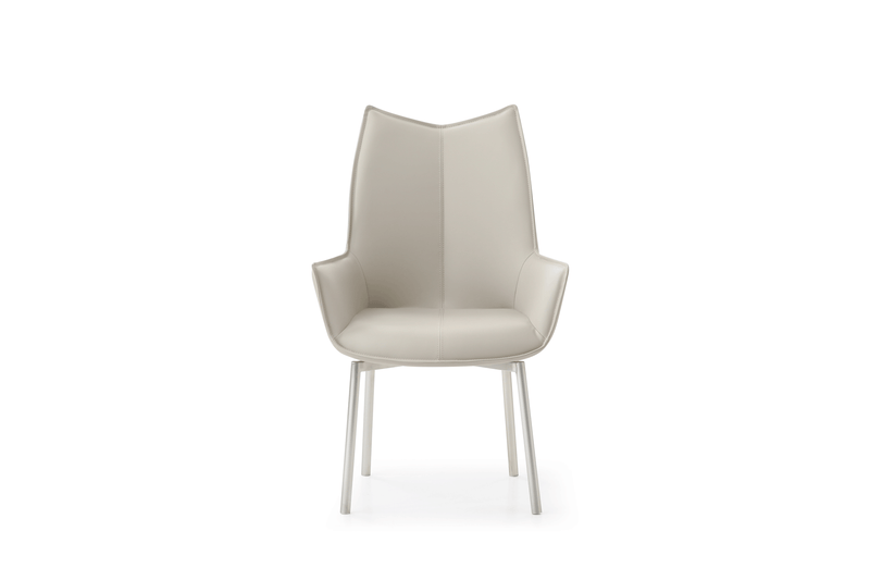 9113 Dining Table With 1218 Swivel Grey Chairs Set - DMV FurnitureDining Room Set