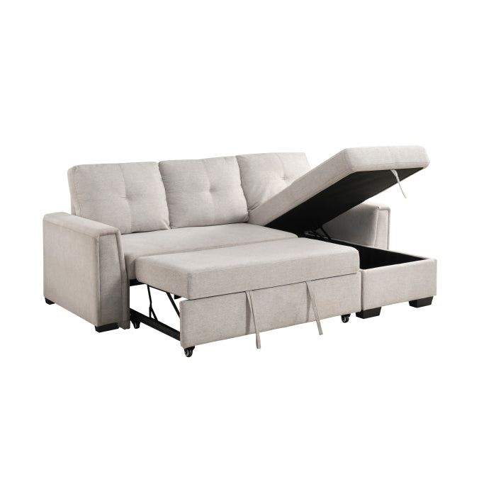 9145PWT*32AVC (3)2-Piece Sectional with Reversible Chaise and Pull-out Bed - 9145PWT*32AVC