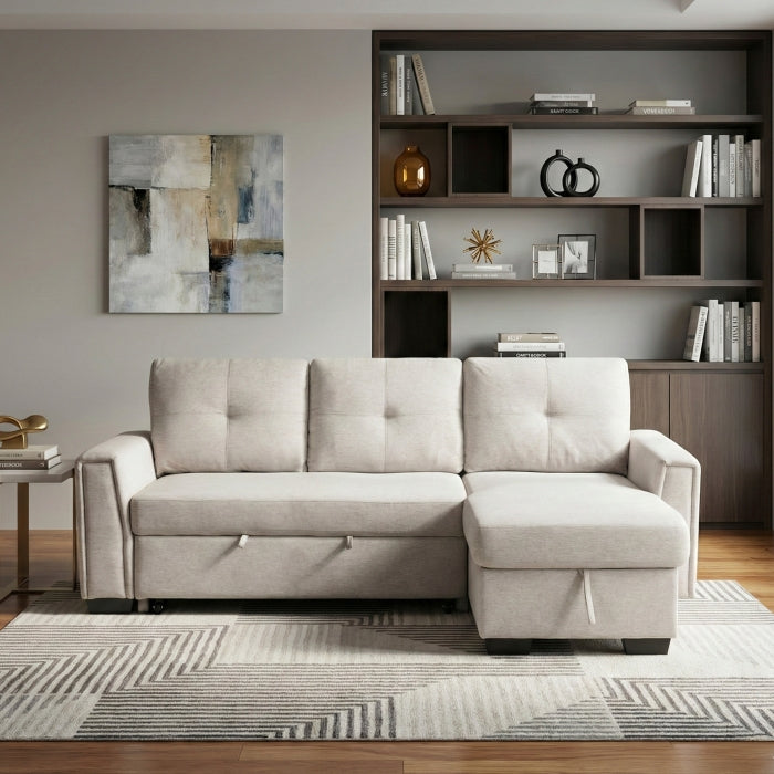 9145PWT*32AVC (3)2-Piece Sectional with Reversible Chaise and Pull-out Bed - 9145PWT*32AVC