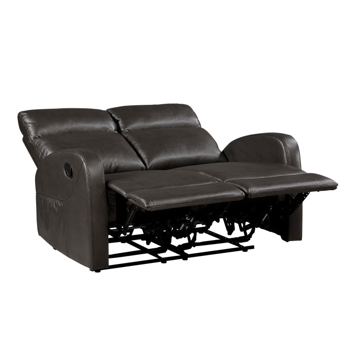 9147PUE-2 Double Reclining Love Seat - 9147PUE-2