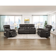9147PUE-2 Double Reclining Love Seat - 9147PUE-2