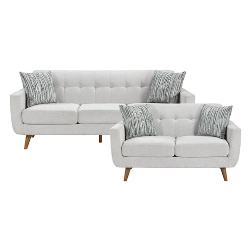 9149BEG*2L 2pc Set: 86'' Sofa, Love Seat - 9149BEG*2L
