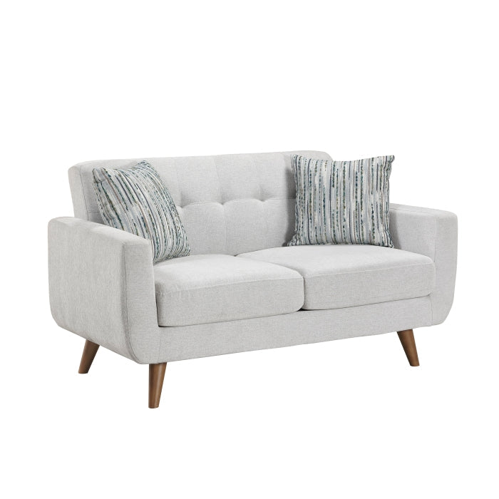 9149BEG*2L 2pc Set: 86'' Sofa, Love Seat - 9149BEG*2L