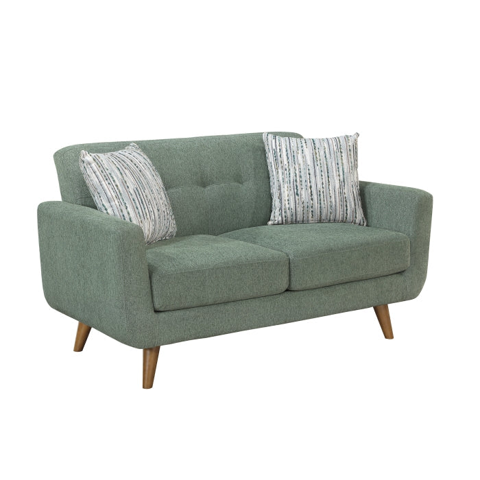 9149GRN*2L 2pc Set: 86'' Sofa, Love Seat - 9149GRN*2L