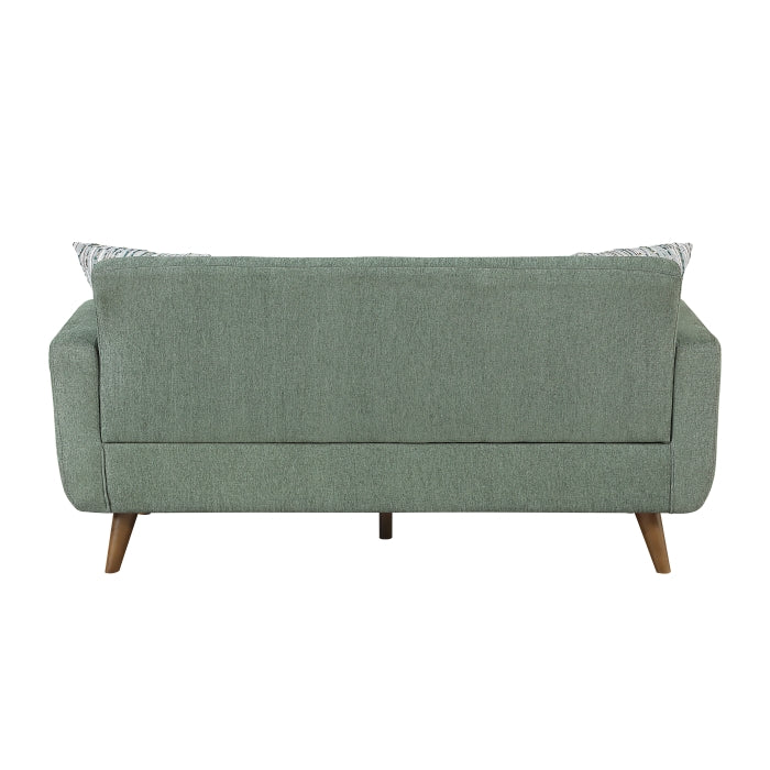 9149GRN*2S 2pc Set: 72'' Sofa, Love Seat - 9149GRN*2S