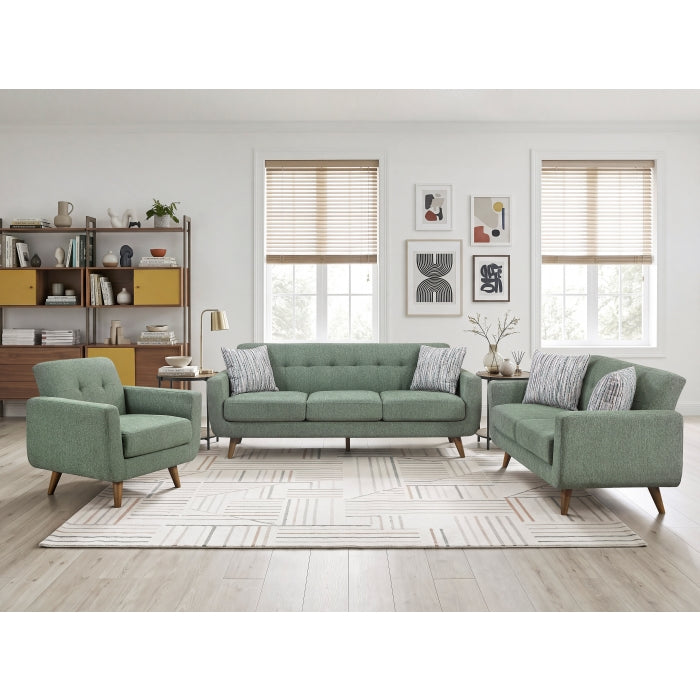 9149GRN-3L 86" Sofa - 9149GRN-3L