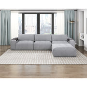 9155GY-1R Right Side Chair with one Arm - 9155GY-1R