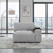 9155GY-1R Right Side Chair with one Arm - 9155GY-1R