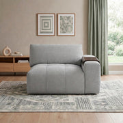 9155GY-1R Right Side Chair with one Arm - 9155GY-1R