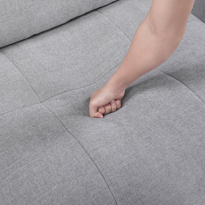 9155GY*41L1R (4)4-Piece Modular Sectional - 9155GY*41L1R