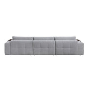 9155GY*41L1ROT (4)4-Piece Modular Sectional with Ottoman - 9155GY*41L1ROT