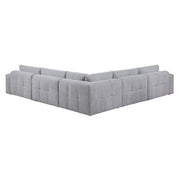 9155GY*51L1R (5)5-Piece Modular Sectional - 9155GY*51L1R