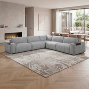 9155GY*51L1R (5)5-Piece Modular Sectional - 9155GY*51L1R