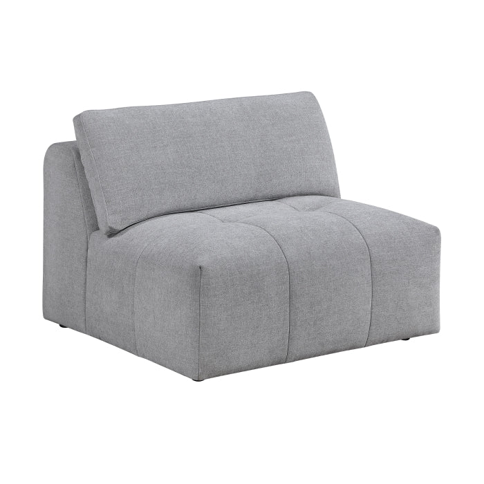 9155GY*51L1ROT (5)5-Piece Modular Sectional with Ottoman - 9155GY*51L1ROT