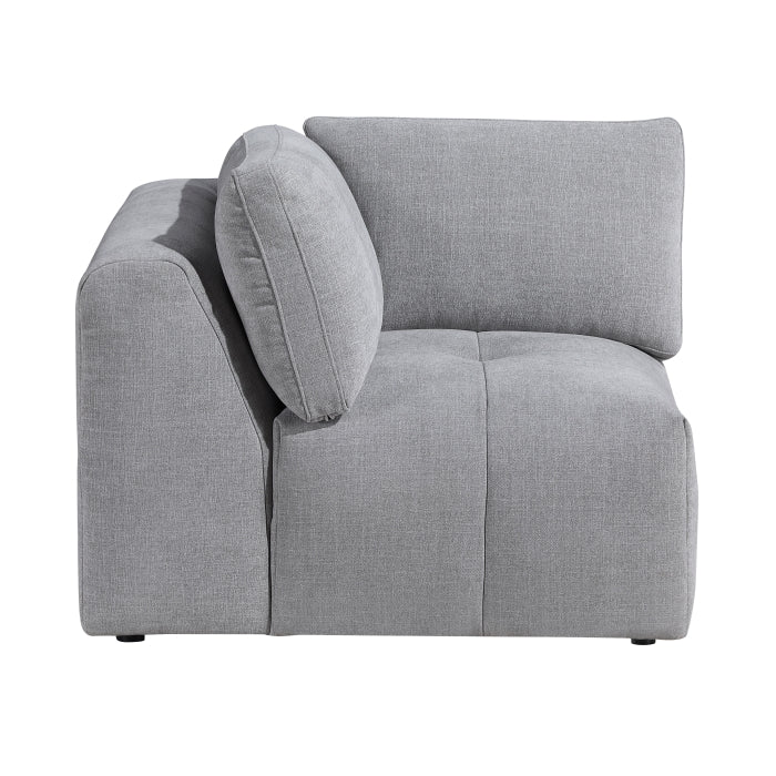 9155GY*51L1ROT (5)5-Piece Modular Sectional with Ottoman - 9155GY*51L1ROT