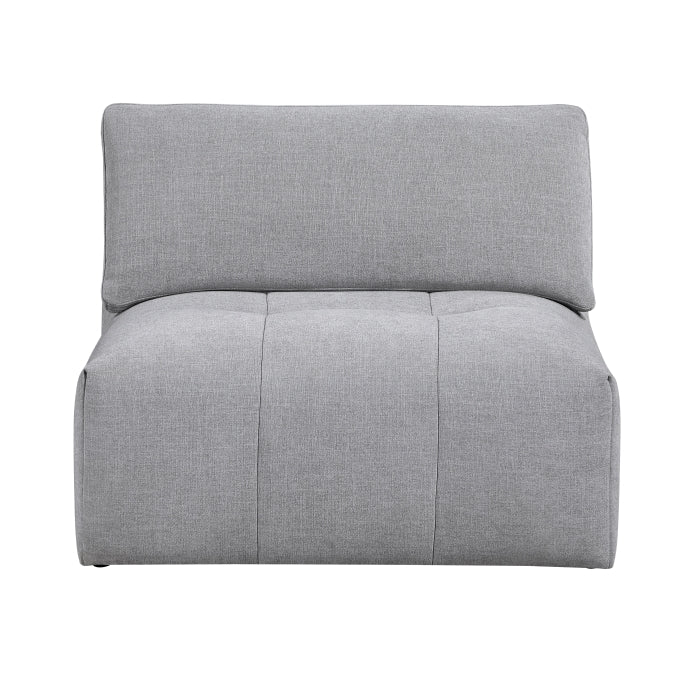 9155GY*61L1ROT (6)6-Piece Modular Sectional with Ottoman - 9155GY*61L1ROT