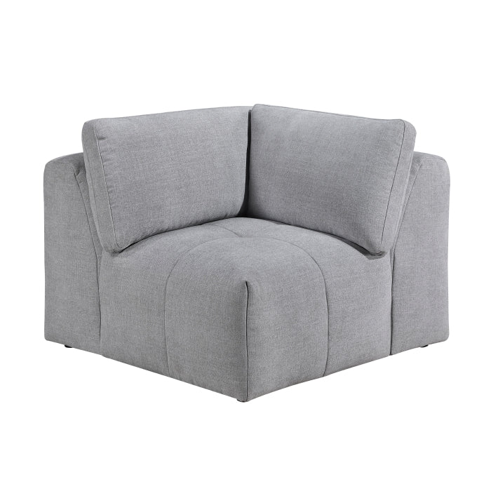 9155GY*61L1ROT (6)6-Piece Modular Sectional with Ottoman - 9155GY*61L1ROT