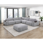 9155GY-AC Armless Chair - 9155GY-AC