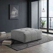 9155GY-OT Ottoman with Caster - 9155GY-OT
