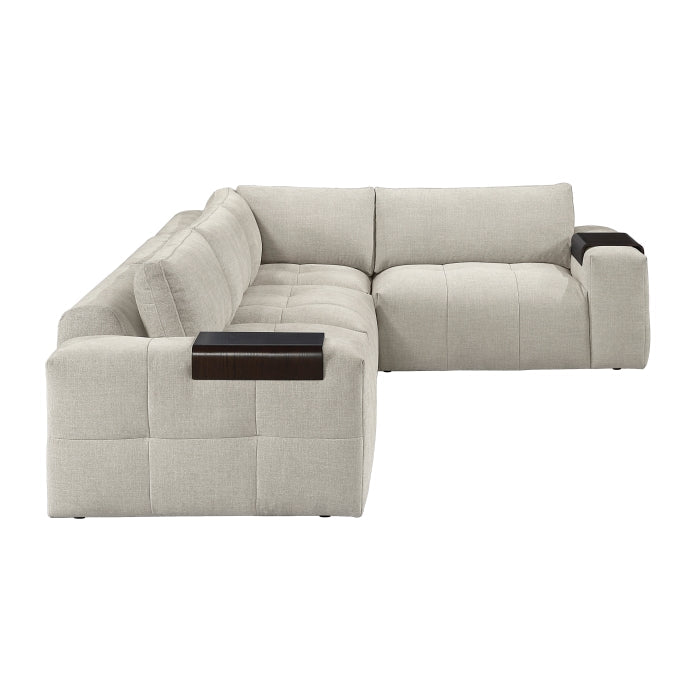 9155TP*41L1R (4)4-Piece Modular Sectional - 9155TP*41L1R