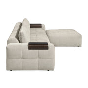 9155TP*41L1ROT (4)4-Piece Modular Sectional with Ottoman - 9155TP*41L1ROT
