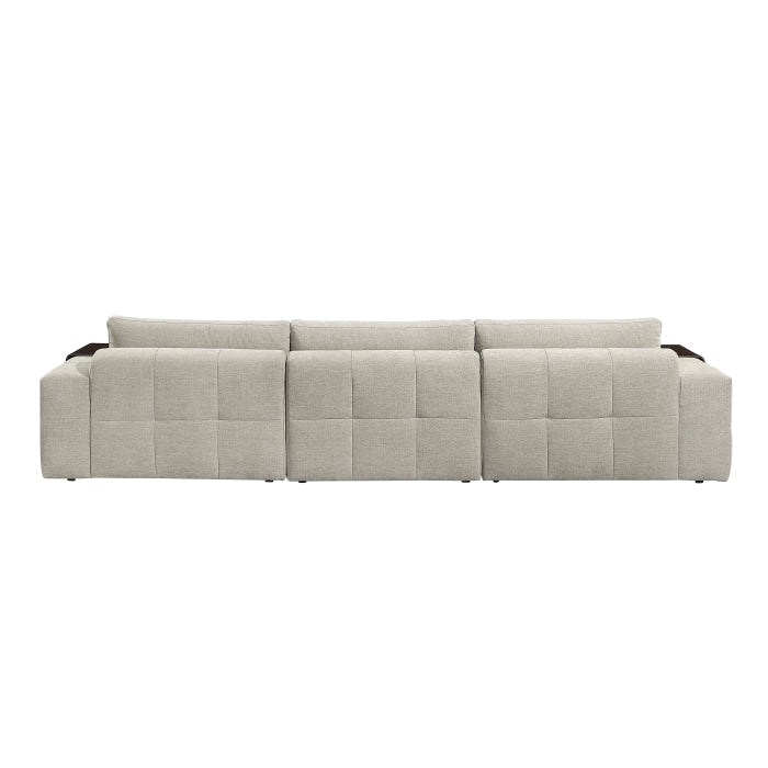 9155TP*41L1ROT (4)4-Piece Modular Sectional with Ottoman - 9155TP*41L1ROT