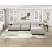 9155TP*41L1ROT (4)4-Piece Modular Sectional with Ottoman - 9155TP*41L1ROT