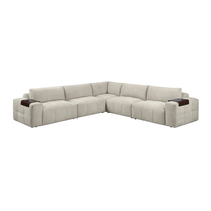 9155TP*51L1R (5)5-Piece Modular Sectional - 9155TP*51L1R