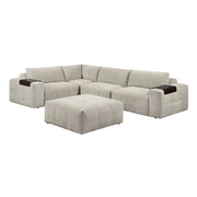 9155TP*51L1ROT (5)5-Piece Modular Sectional with Ottoman - 9155TP*51L1ROT