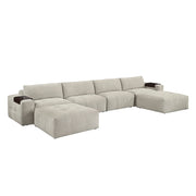9155TP*61L1R2OT (6)6-Piece Modular Sectional with Two Ottomans - 9155TP*61L1R2OT