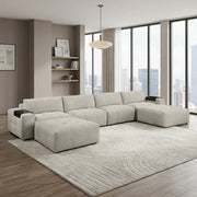 9155TP*61L1R2OT (6)6-Piece Modular Sectional with Two Ottomans - 9155TP*61L1R2OT