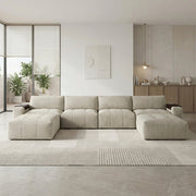 9155TP*61L1R2OT (6)6-Piece Modular Sectional with Two Ottomans - 9155TP*61L1R2OT