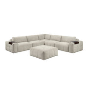 9155TP*61L1ROT (6)6-Piece Modular Sectional with Ottoman - 9155TP*61L1ROT