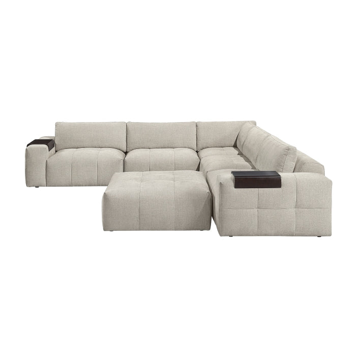 9155TP*61L1ROT (6)6-Piece Modular Sectional with Ottoman - 9155TP*61L1ROT