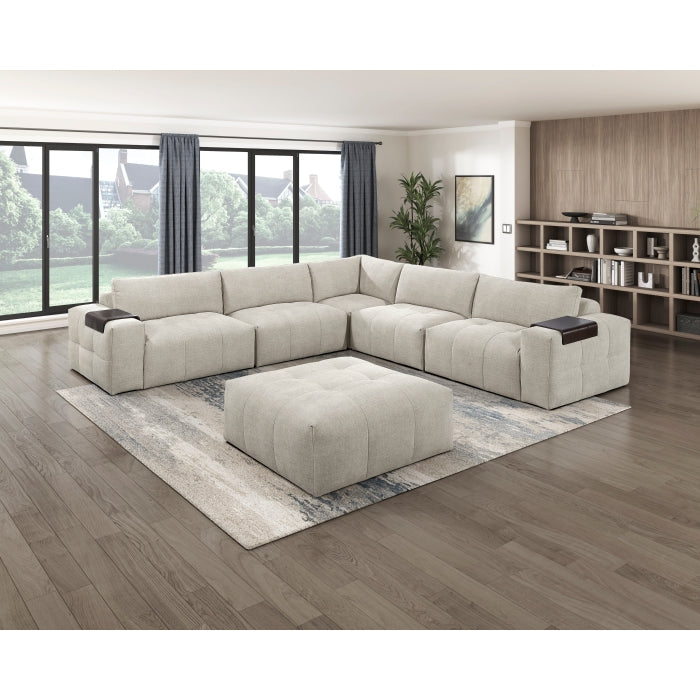 9155TP*61L1ROT (6)6-Piece Modular Sectional with Ottoman - 9155TP*61L1ROT