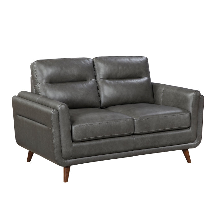 9169DGY*2 2pc Set: Sofa, Love - 9169DGY*2