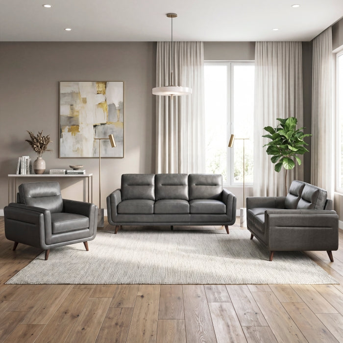 9169DGY-2 Love Seat - 9169DGY-2