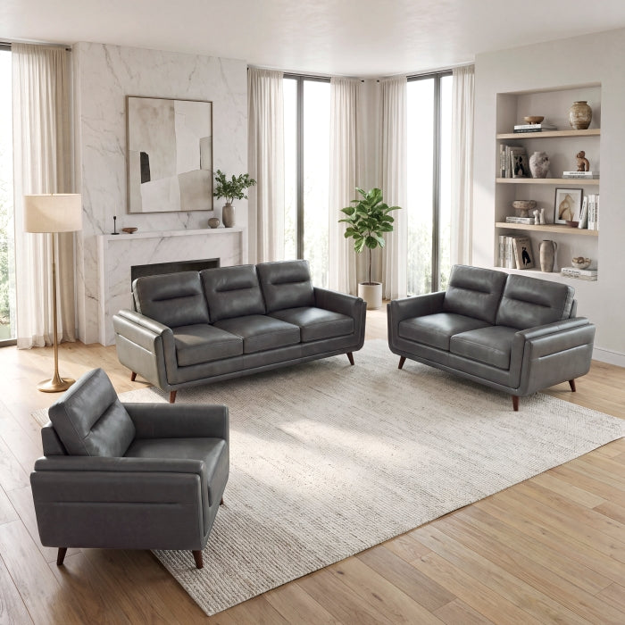 9169DGY-2 Love Seat - 9169DGY-2