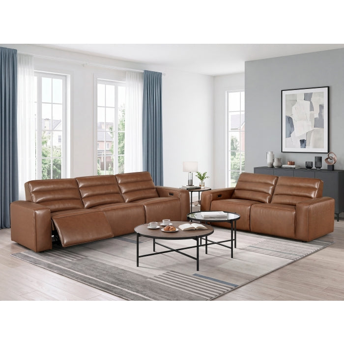 9170BRW-2PW* (2)Power Double Reclining Love Seat - 9170BRW-2PW*