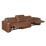 9170BRW-3PW* (3)Power Double Reclining Sofa - 9170BRW-3PW*
