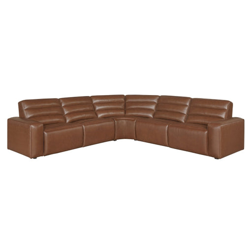 9170BRW*5LRRRPW (5)5-Piece Modular Power Reclining Sectional - 9170BRW*5LRRRPW