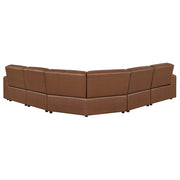9170BRW*5LRRRPW (5)5-Piece Modular Power Reclining Sectional - 9170BRW*5LRRRPW