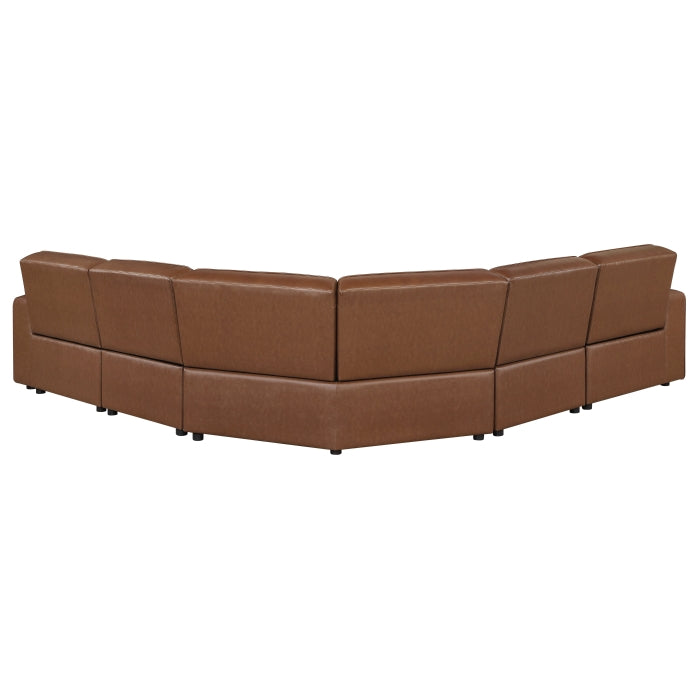 9170BRW*5LRRRPW (5)5-Piece Modular Power Reclining Sectional - 9170BRW*5LRRRPW
