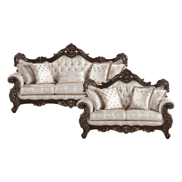 9178NBR*2 2pc Set: Sofa, Love - 9178NBR*2