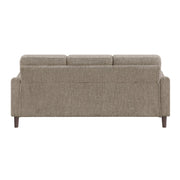 9180BRW*2 2pc Set: Sofa, Love - 9180BRW*2