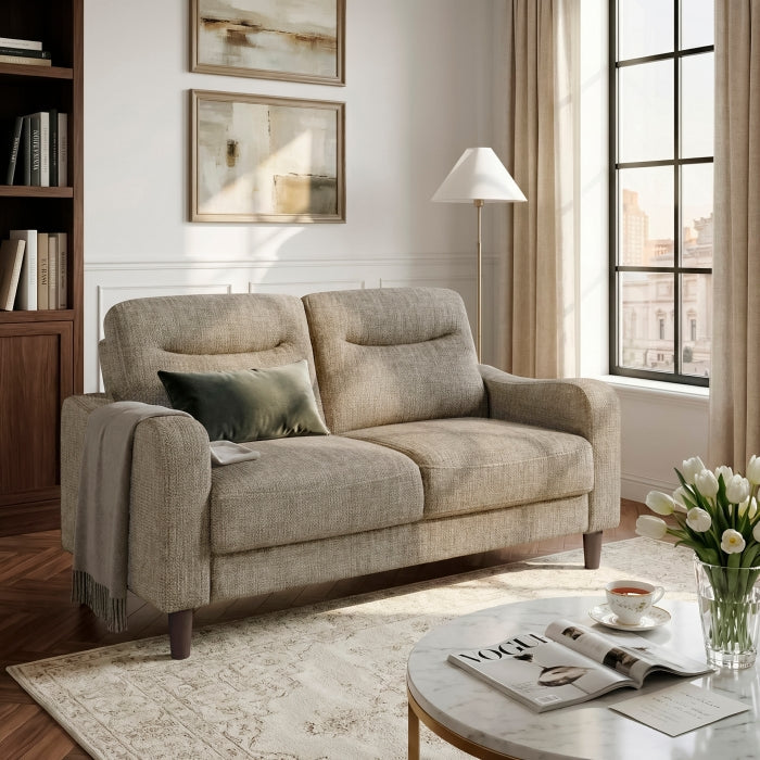 9180BRW-2 Love Seat - 9180BRW-2