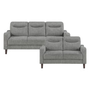 9180GRY*2 2pc Set: Sofa, Love - 9180GRY*2