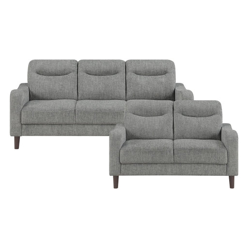 9180GRY*2 2pc Set: Sofa, Love - 9180GRY*2
