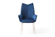 9188 Table With 1218 Swivel Blue Chairs Set - DMV FurnitureDining Room Set